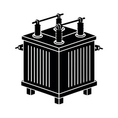 Electrical Transformer Vector Illustration