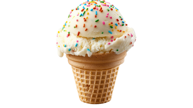 Colorful sweet candy and lollipops, colorful cartoon ice cream bars with different types of sweets isolated on a transparent background - Powered by Adobe