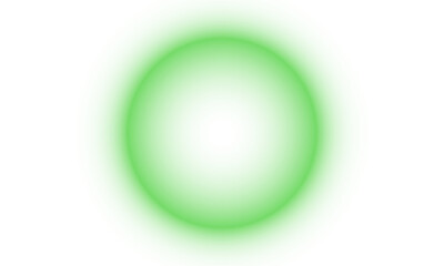 Abstract neon green color gradient shaped effect vector illustration on transparent background. Green color effects for graphical use, light leaks texture, PNG
