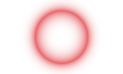 Abstract neon Red color gradient shaped effect vector illustration on transparent background. Red color effects for graphical use, light leaks texture, PNG