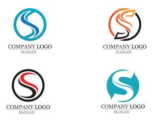 S logo and symbols template vector icons app