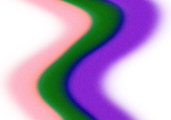 Retro color grainy gradient shape cutout on transparent background, Abstract  purple green pink color glowing gradient background cutout, grunge texture effect