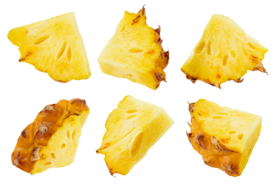 pineapple isolated on white background, full depth of field


