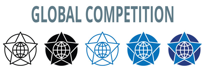 Fototapeta premium global competition