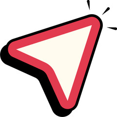 Retro Arrow Cursor Element