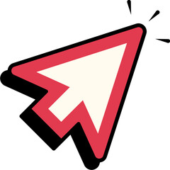 Retro Arrow Cursor Element