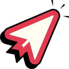 Retro Arrow Cursor Element