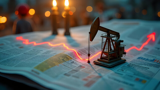 Split-screen Price Charts Oil Reserves