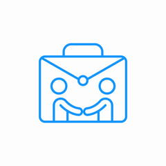 business agreement icon sign vector