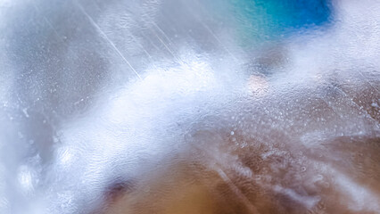 Abstract interplay of light and shadow, creating a soft and ethereal visual landscape through a