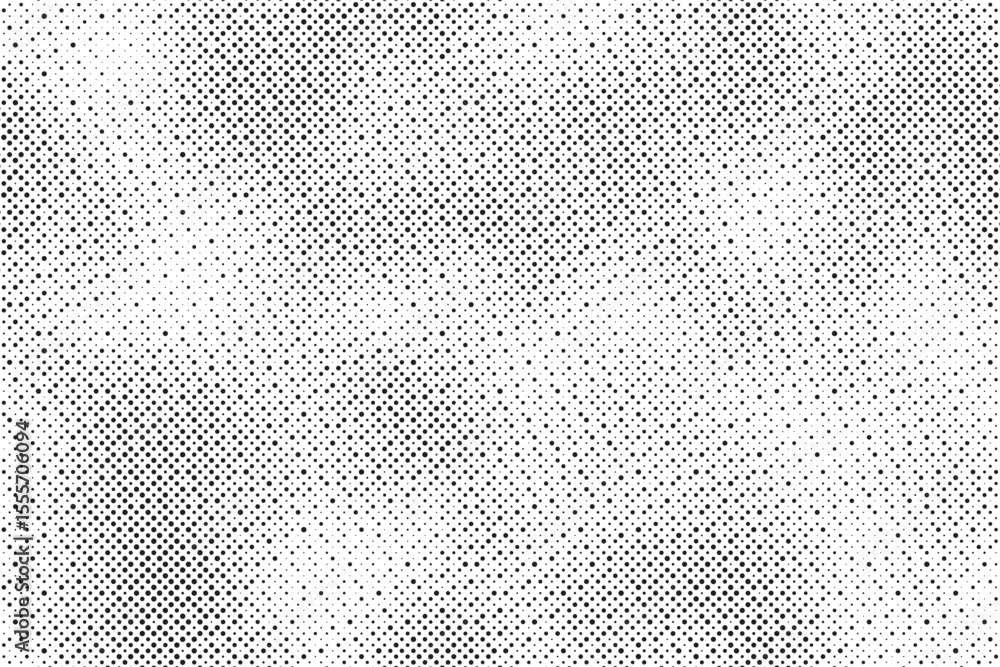 Aufkleber Halftone background vector, abstract backdrop design with two tone pattern and copy space for edit your content	