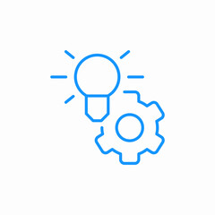 innovative solution icon sign vector