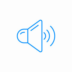 sound on icon sign vector