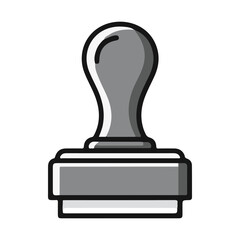 Legal and Law Vector Icons &ndash; Stamp, suitable for infographic and app design