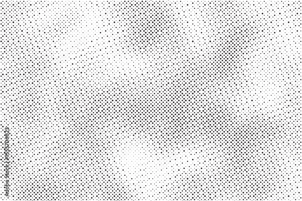 Aufkleber Halftone background vector, abstract backdrop design with two tone pattern and copy space for edit your content	