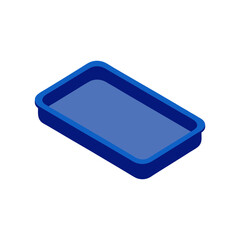  baking tray vector art illustration