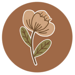 Warm Tone Gentle Flowers