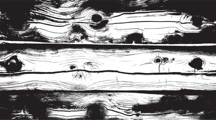 black and white vector grunge vintage wood surface background