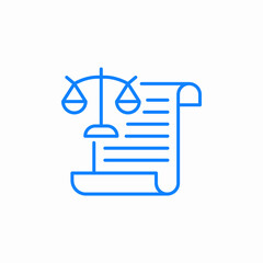 legal documents icon sign vector