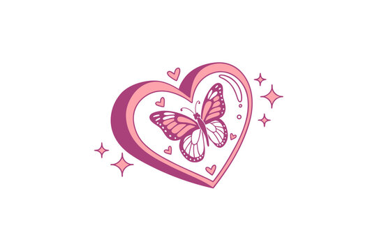 heart neon gradient ayk style icon