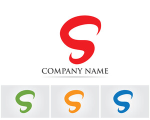 S logo and symbols template vector icons,,