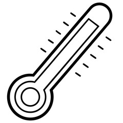 Thermometer Heat Check Vector