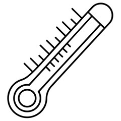 Thermometer Heat Check Vector
