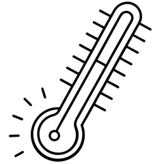 Thermometer Heat Check Vector