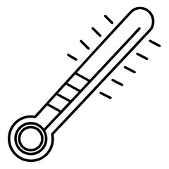 Thermometer Heat Check Vector