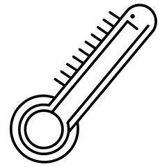 Thermometer Heat Check Vector
