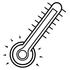 Thermometer Heat Check Vector