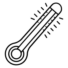 Thermometer Heat Check Vector
