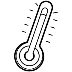 Thermometer Heat Check Vector