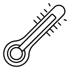 Thermometer Heat Check Vector