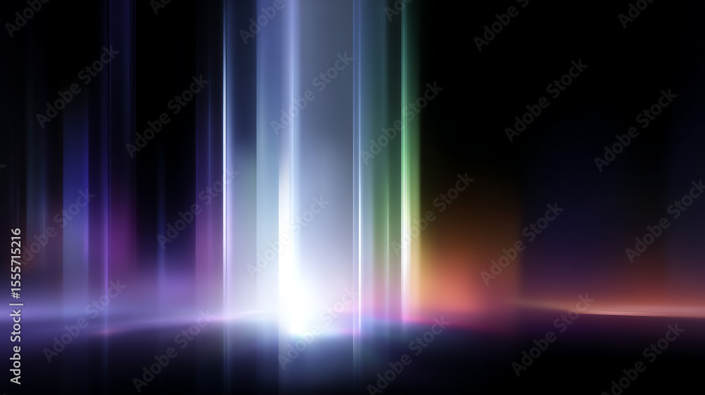 Poster vertical abstract blurred grainy neon iridescent gradient background texture. digital grain dust sof