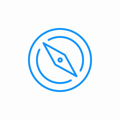 circle pointer icon sign vector