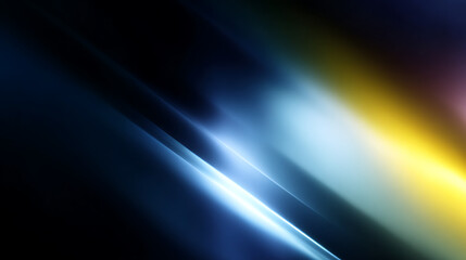 Abstract blurred grainy gradient background texture. Blue yellow black digital grain dust soft noise effect pattern. Lo-fi vintage retro fluid colors. Nostalgia, vintage, 80s, 90s style syn 97164388 1