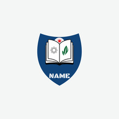 3508 educational logo school college university learning institute book academy organization