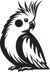 Cockatiel Parrot Vector