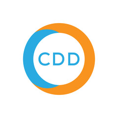 Elegant Monogram Logo Design with Decorative Frame – CDD Luxury Brand Identity Icon. CDD Letter Logo.
