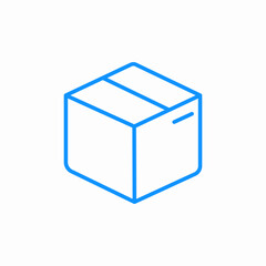 delivery box icon sign vector