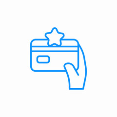 gift card payment icon sign vector