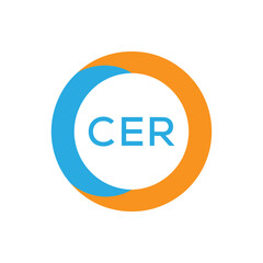 Elegant Monogram Logo Design with Decorative Frame – CER Luxury Brand Identity Icon. CER Letter Logo.
