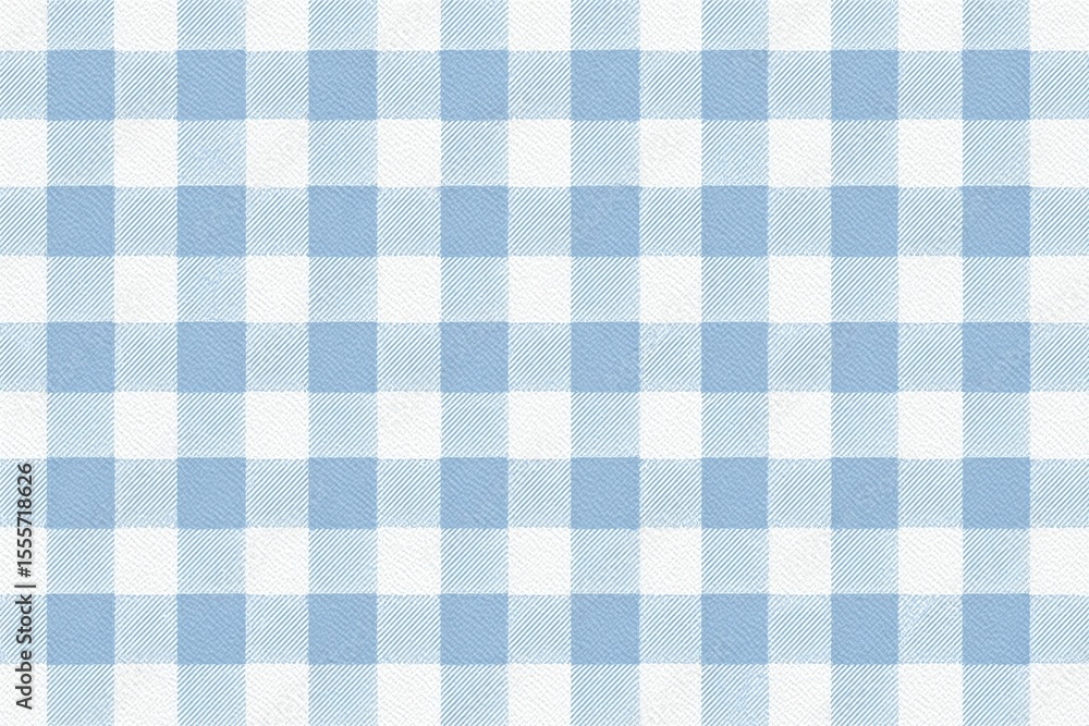 Poster textured pattern featuring alternating blue and black squares on a light background.