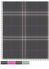 Dark Gray and Light Green Plaid Patterned Fabric