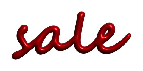 Sale lettering 3d word Template for marketing ad, print, web, banner, poster, flyer