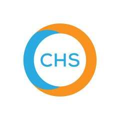 Elegant Monogram Logo Design with Decorative Frame – CHS Luxury Brand Identity Icon. CHS Letter Logo.
