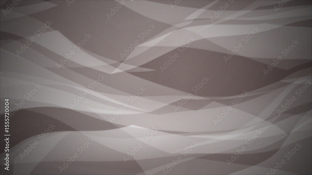Poster abstract background with overlapping translucent shapes in shades of gray and brown for modern desig