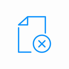 error document icon sign vector