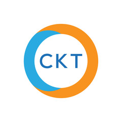 Elegant Monogram Logo Design with Decorative Frame – CKT Luxury Brand Identity Icon
